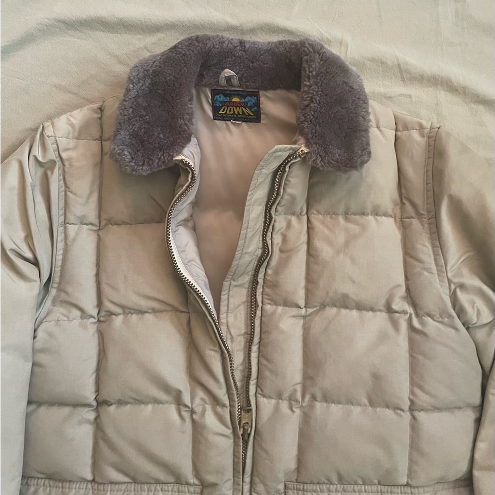 Men’s Vintage Down Bomber Jacket